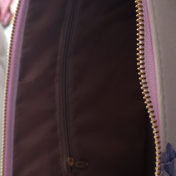 Lilac and Blue Leather Crossbody - Picture 4 of 5